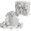 Cosmo Puppy & Blanket Gift Pack White (25x12x25cm)