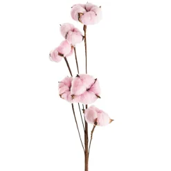 Cotton Branch 6 Heads Pale Pink (Head Size 5cm x 85cmH)