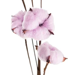 Cotton Branch 6 Heads Soft Purple (Head Size 5cm x 85cmH)