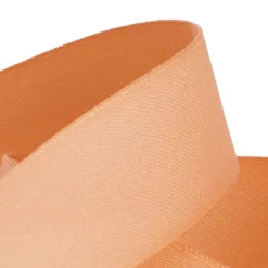 Cotton Ribbon Recycled rPET Material Peachy Keen (25mmx25m)