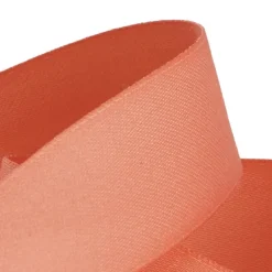 Cotton Ribbon Recycled rPET Material Pink Coral (25mmx25m)