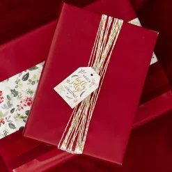 Cotton Twine 2mm X 100m Metallic White Gold