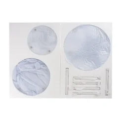 Crystal Glass 3 Tier Cake Display Stand Clear (38cmH)