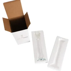 Crystal Glass Dinner Candle Holder Clear (25cmH)