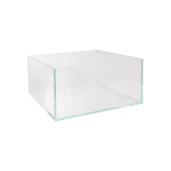 Crystal Glass Square Trough Clear (30x15cmH)