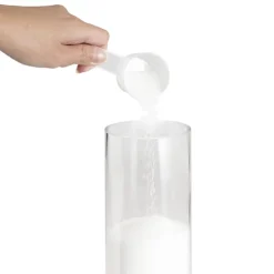 Crystal Natural Candle Sand Wax with 40 Wicks White (1kg)