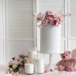 Crystal Natural Candle Sand Wax with 120 Wicks White (3kg)