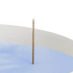 Crystal Natural Candle Sand Wax with 40 Wicks Soft Blue 1kg