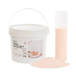 Crystal Natural Candle Sand Wax with 120 Wicks Nude (3kg)