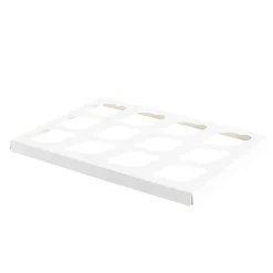 Cupcake Insert 12 Cupcakes White (396x291mmW)