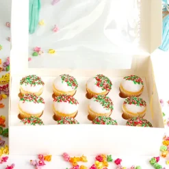 Cupcake Insert 12 Cupcakes White (396x291mmW)