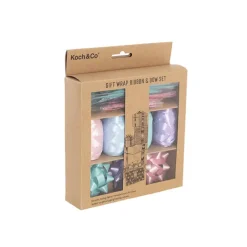 Curling Ribbon & Bows Gift Wrap Finishing Set Pastels