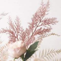 Cypress Fern Spray Dusty Pink (64cmH)
