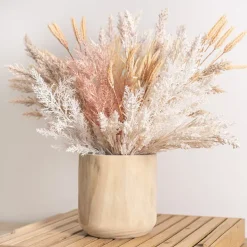 Cypress Fern Spray White (64cmH)