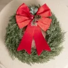 Cypress Pine Wreath Green (45cmD)