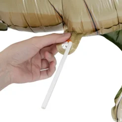 3D Foil Balloon Tyrannosaurus Rex Dinosaur Green (83Lx66cmH)