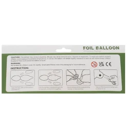 3D Foil Balloon Tyrannosaurus Rex Dinosaur Green (83Lx66cmH)