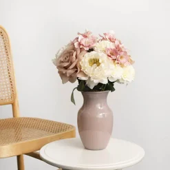 Daffodil Bunch x 9 Heads Pink (40cmH)