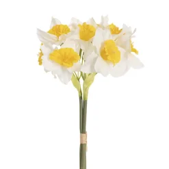 Daffodil Bunch x 9 Heads White (40cmH)