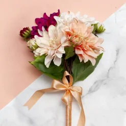 Dahlia Stem White (53cmH)