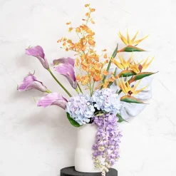 Dancing Lady Orchid Peach (81cmH)