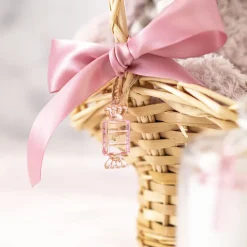 Decoration Acrylic Charms Candy Pack 12 Baby Pink (48x19mm)