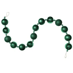 Decorative Bauble Garland Dark Green (180cmL)