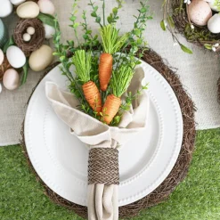 Decorative Carrot Spray Orange (45cmH)