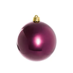 Decorative Hanging Baubles Set 6 Plum (10cmD)