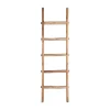 Decorative Wooden Ladder Washed Brown (47x5.3x150cmH)