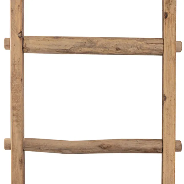 Decorative Wooden Ladder Washed Brown (47x5.3x150cmH)