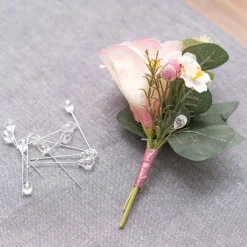 Diamond Crystal Head Pins Pack 50 Clear (8mmx5.2cmH)