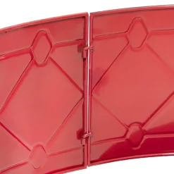 Diamond Design Metal Tree Skirt Red (65.5cmDx24.5cmH)