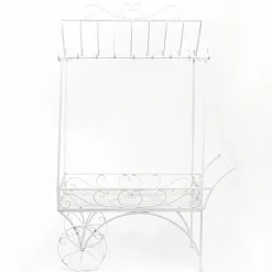 Display Cart White (113cmx56cmx171cmH)