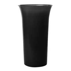 Display Vase 17cmDx30cmH Black