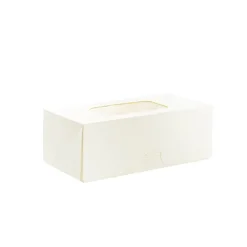2-Donut Baked Goods Window Box White (198x98x70mmH)