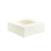 4-Donut Baked Goods Window Box White (200x200x70mmH)