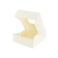 4-Donut Baked Goods Window Box White (200x200x70mmH)