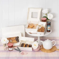Donut Dozen Baked Goods Box White (360x263x70mmH)