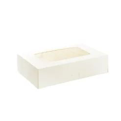 Donut Half Dozen Baked Goods Window Box White(277x183x70mmH)