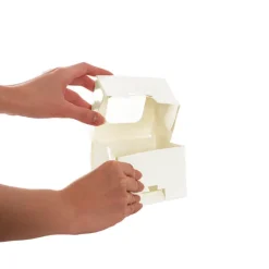 Donut Single Baked Goods Window Box White (99x99x70mmH)