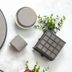 Dry Strass Floral Foam IDEAL A No.5 Cylinder(7.5Dx6cmH) Pk 3