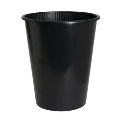 Dutch Flower Bucket Plastic Round 13L Black (28Dx33cmH)