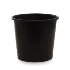 Dutch Flower Bucket Plastic Round 07L Black (26Dx19cmH)