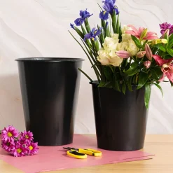 Dutch Flower Bucket Round 13L Black (29Dx35.5cmH) Promo