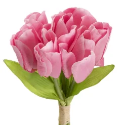 Dutch Tulip Bouquet x 7 Pink (30cmH)