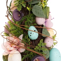 Easter Egg Fern & Vine Potted Tree Multi Colour (41cmH)