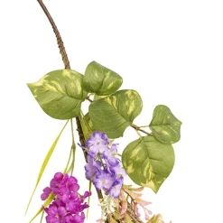 Easter Egg Mixed Flower Garland Multi Colour (153cmH)