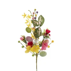 Easter Egg Mixed Flower Spray Multi Colour (55cmH)