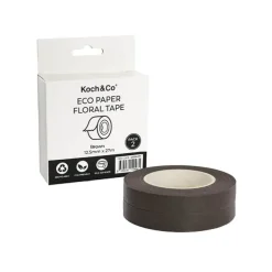 ECO Paper Parafilm Floral Tape Pack 2 Brown (12.5mm x 27m)